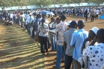 Voting in Kisumu